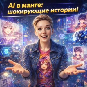 Как AI меняет мир манги: 3 истории мангак и их помощников